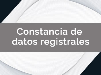Consulta los requisitos para obtener la Constancia de Datos Registrales